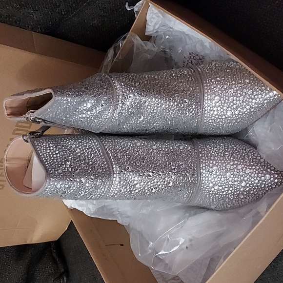 Steve Madden Rhinestone Boots - Picture 2 of 5
